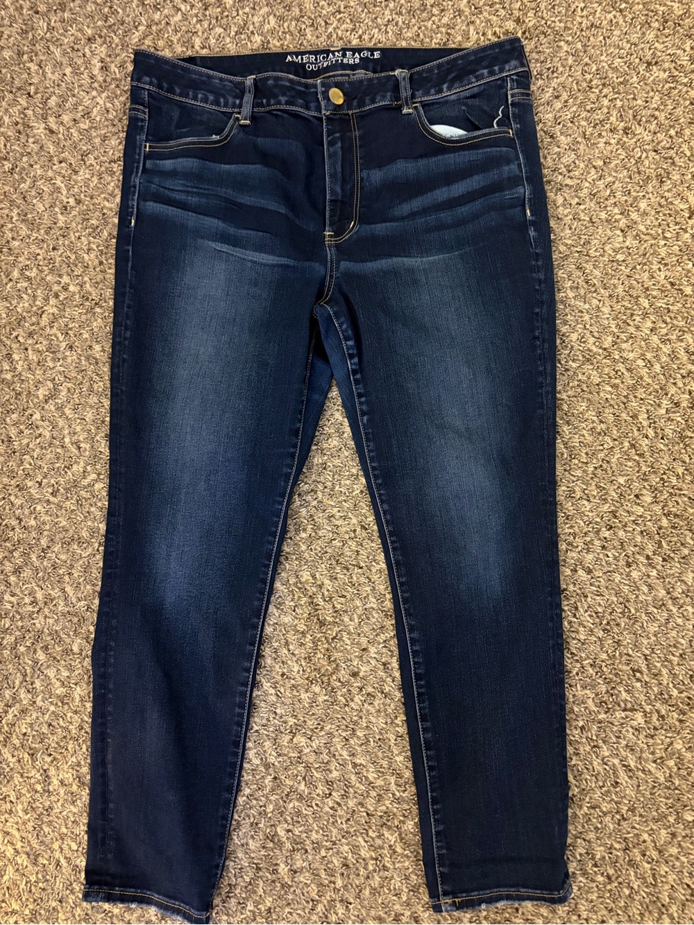 American Eagle Outfitters Dark Indigo Skinny Jeans